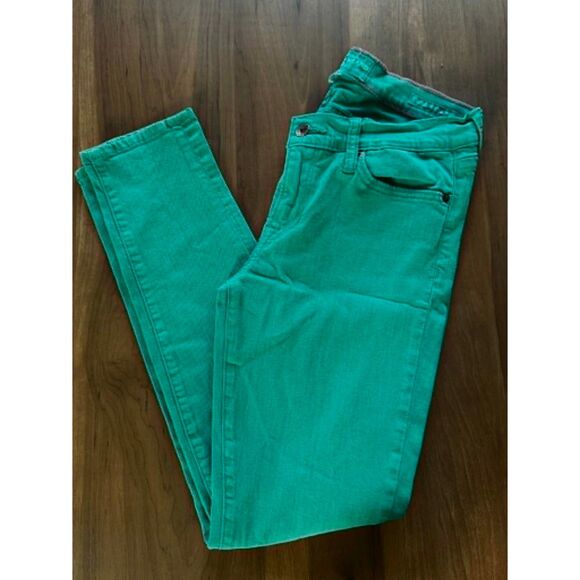 Lucky Brand Denim - Lucky Brand Charlie Super Skinny Green Jeans / size 10